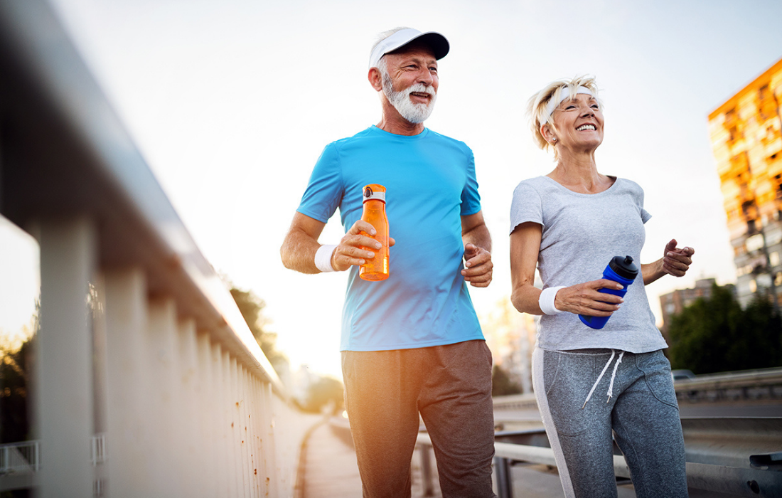 couple jogging