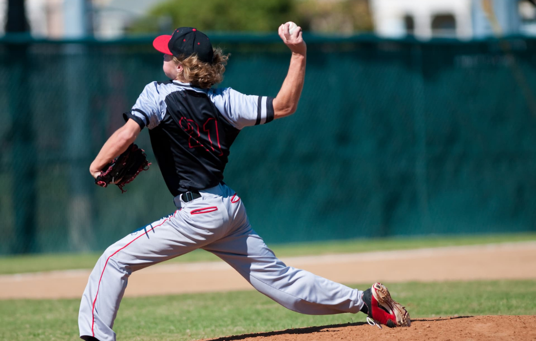 young baseball athlete